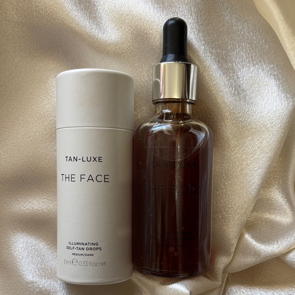 💕Brand new💕Tan Luxe Face & Body Illuminating Self-Tan Drops - Medium/Dark - Picture 1 of 2